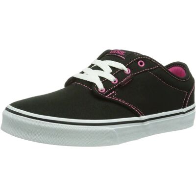 Vans K2UDDC Kids Zwart Canvas Laarzenschoenen Vans K2UDDC Kids Zwart Canvas Laarzenschoenen