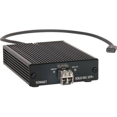 Sonnet Solo10G SFP+ Glasfaser 10GbE Netzwerkadapter - Thunderbolt 3 Sonnet Solo10G SFP+ Glasfaser 10GbE Netzwerkadapter - Thunderbolt 3
