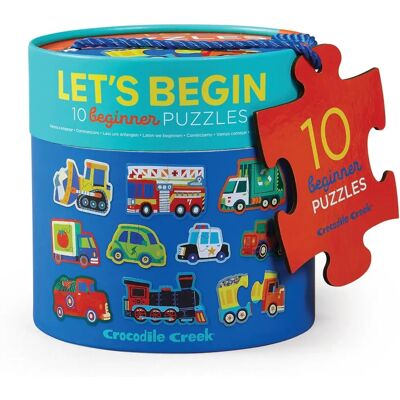 Crocodile Creek laten we beginnen puzzel Voertuigen Crocodile Creek laten we beginnen puzzel Voertuigen