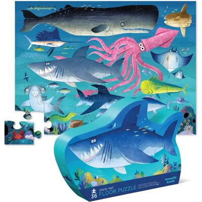 Crocodile Creek Puzzle Shark Reef - 36 Stukken Crocodile Creek Puzzle Shark Reef - 36 Stukken