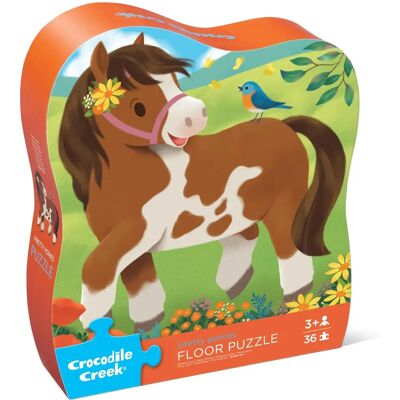 Puzzle au Sol Crocodile Creek - Lieve Pony's - 36 Pièces Puzzle au Sol Crocodile Creek - Lieve Pony's - 36 Pièces