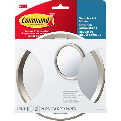Command BATH35 pro SN - Specchio bagno - Finitura Nichel Command BATH35 pro SN - Specchio bagno - Finitura Nichel