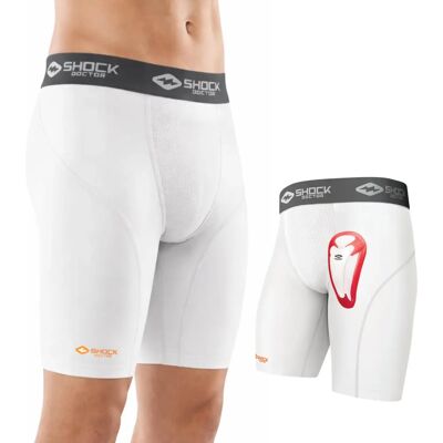 Shock Doctor Pantaloncini compressivi - Coppa Bio-Flex - Ragazzi L Shock Doctor Pantaloncini compressivi - Coppa Bio-Flex - Ragazzi L