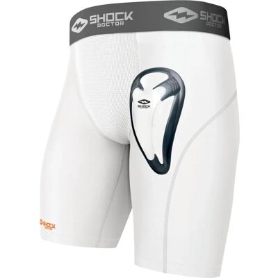 Shock Doctor Kompressionsshorts mit BioFlex-Protektor - Sportschutz Shock Doctor Kompressionsshorts mit BioFlex-Protektor - Sportschutz