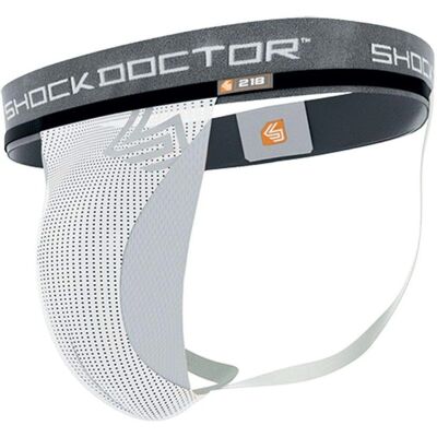 Suspensor Shock Doctor avec Poche pour Coquille - Supporter - Publicité Suspensor Shock Doctor avec Poche pour Coquille - Supporter - Publicité