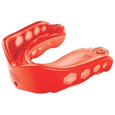 Shock Doctor Gel Max Protector Bucal - Resistente a impactos, Ajuste personalizado, Junior Rojo Shock Doctor Gel Max Protector Bucal - Resistente a impactos, Ajuste personalizado, Junior Rojo