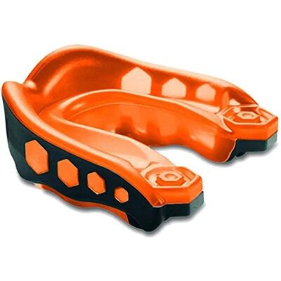 Shock Doctor Gel Max Protecteur buccal - Adultes - Orange/Noir Shock Doctor Gel Max Protecteur buccal - Adultes - Orange/Noir
