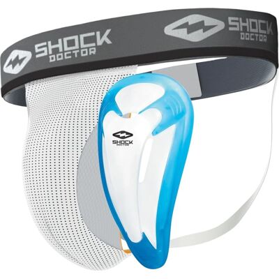 Protecteur pelvien Shock Doctor XL pour garçons - Support contre les chocs - Publicité Protecteur pelvien Shock Doctor XL pour garçons - Support contre les chocs - Publicité