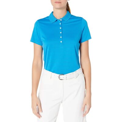 Poloshirt donna Callaway con rete aperta, maniche corte Poloshirt donna Callaway con rete aperta, maniche corte