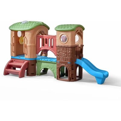 Step2 Clubhouse Climber - Speeltoren met glijbanen & stuurwiel Step2 Clubhouse Climber - Speeltoren met glijbanen & stuurwiel
