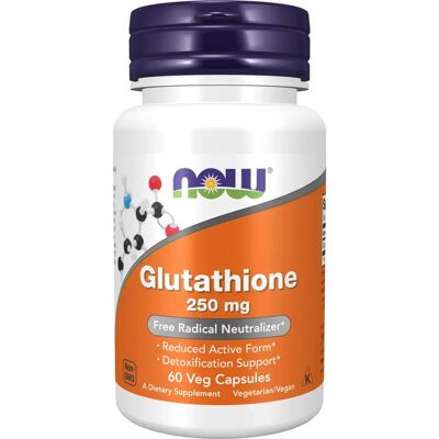 Now Foods Glutathione 250 mg - Vegetariskt Kosttillskott Now Foods Glutathione 250 mg - Vegetariskt Kosttillskott