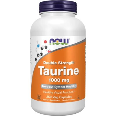 Now Foods Taurine Double Force 1000mg Capsules (250 pcs.) - Publicité Now Foods Taurine Double Force 1000mg Capsules (250 pcs.) - Publicité