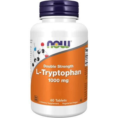 Now Foods L-Tryptophan 1000mg Doppelstark - Nahrungsergänzungsmittel Now Foods L-Tryptophan 1000mg Doppelstark - Nahrungsergänzungsmittel