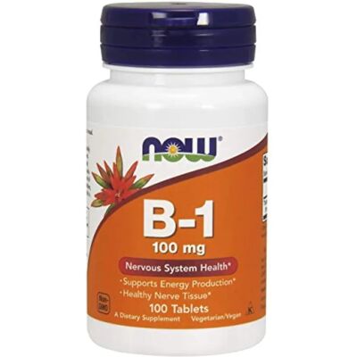 Now Foods Vitamin B-1 Tiamin - 100mg - 100 tablet Now Foods Vitamin B-1 Tiamin - 100mg - 100 tablet