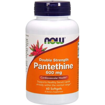 Now Foods Pantethin 600mg Weichgelkapseln (60 Stk.) Now Foods Pantethin 600mg Weichgelkapseln (60 Stk.)