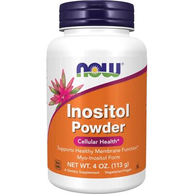 Now Foods Inositol 113g - Apoyo a la salud celular y cerebral Now Foods Inositol 113g - Apoyo a la salud celular y cerebral