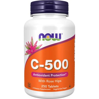 Now Foods Vitamín C-500 s šípkem - Antioxidantní doplněk Now Foods Vitamín C-500 s šípkem - Antioxidantní doplněk