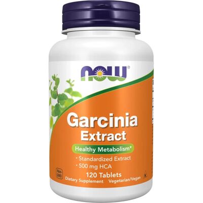 NOW Foods Garcinia - 120 comprimidos - Apoia o metabolismo NOW Foods Garcinia - 120 comprimidos - Apoia o metabolismo