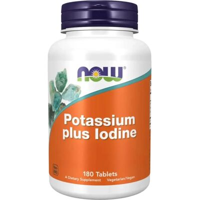 Now Foods Potasio Plus Yodo Tabletas (180 pcs) Now Foods Potasio Plus Yodo Tabletas (180 pcs)