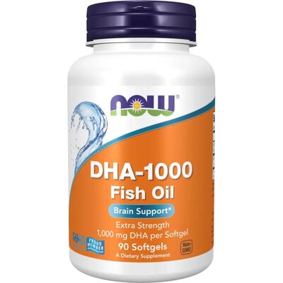 Now Foods DHA-1000 Soutien cérébral - 90 softgels - Publicité Now Foods DHA-1000 Soutien cérébral - 90 softgels - Publicité