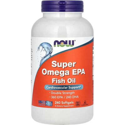 Compléments alimentaires Super Omega Epa de NOW Foods - Publicité Compléments alimentaires Super Omega Epa de NOW Foods - Publicité