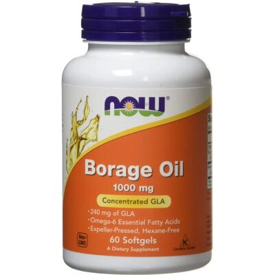 NOW Foods Borage Oil 1000mg GLA Omega-6 - Complément alimentaire - Publicité NOW Foods Borage Oil 1000mg GLA Omega-6 - Complément alimentaire - Publicité
