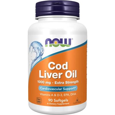 NOW Foods Cod Liver Oil Extra Strength - Nahrungsergänzungsmittel NOW Foods Cod Liver Oil Extra Strength - Nahrungsergänzungsmittel