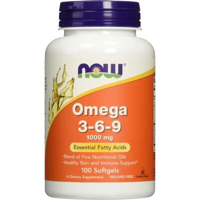 NOW Foods Omega 3-6-9 1000mg Softgel - Supplément pour Cœur & Vaisseaux - Publicité NOW Foods Omega 3-6-9 1000mg Softgel - Supplément pour Cœur & Vaisseaux - Publicité
