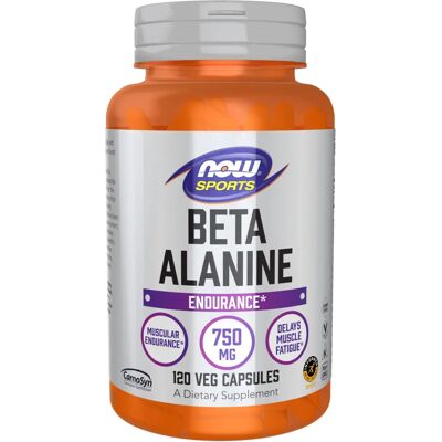 Now Foods Beta-Alanina - 750mg - Resistência - 120 Cápsulas Vegetarianas Now Foods Beta-Alanina - 750mg - Resistência - 120 Cápsulas Vegetarianas