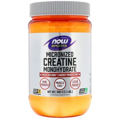 Now Foods Mikronisiertes Kreatin Monohydrat - Sport - 500 g Now Foods Mikronisiertes Kreatin Monohydrat - Sport - 500 g