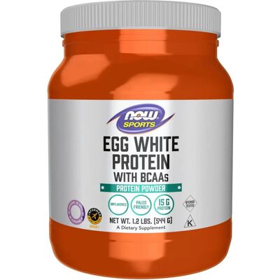 NOW Foods Egg White Protein Unflavored Powder - Protein Powder NOW Foods Egg White Protein Unflavored Powder - Protein Powder