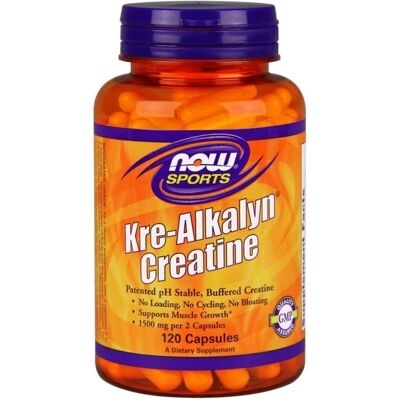 Now Foods Kre-Alkalyn Creatine - Integratore per la crescita muscolare - 120 capsule Now Foods Kre-Alkalyn Creatine - Integratore per la crescita muscolare - 120 capsule
