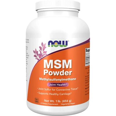 NOW Foods MSM Methylsulfonylmethane Poudre - 454 grammes - Publicité NOW Foods MSM Methylsulfonylmethane Poudre - 454 grammes - Publicité