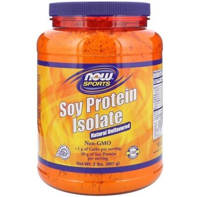 Now Foods Izolowana Białko Sojowe - Bez Smaku - 907 g Now Foods Izolowana Białko Sojowe - Bez Smaku - 907 g