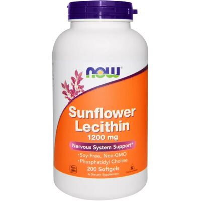 Now Foods Sonnenblumen-Lecithin Weichkapseln (200 Stück) Now Foods Sonnenblumen-Lecithin Weichkapseln (200 Stück)
