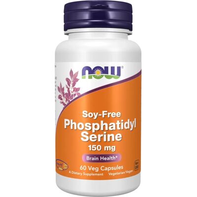 NOW Foods Phosphatidylsérine - Sans soja - 150 mg - 60 Capsules végétales - Publicité NOW Foods Phosphatidylsérine - Sans soja - 150 mg - 60 Capsules végétales - Publicité