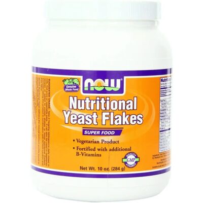 Now Foods Levedura Nutricional em Flocos - 10 OZ, Pack de 1-6 Now Foods Levedura Nutricional em Flocos - 10 OZ, Pack de 1-6