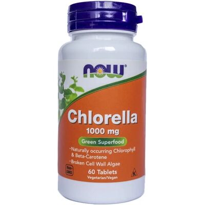 Now Foods Chlorella 1000 mg - Desintoxicación, Inmunidad, Vegano Now Foods Chlorella 1000 mg - Desintoxicación, Inmunidad, Vegano