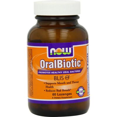 Now Foods OralBiotic Blis K12 - 60 Lozenges - Dietary Supplement Now Foods OralBiotic Blis K12 - 60 Lozenges - Dietary Supplement