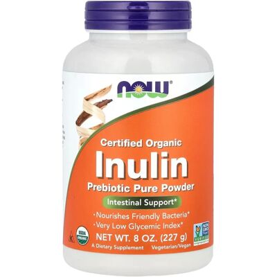 NOW Foods Bio-Inulinpulver - Unterstützt Darmgesundheit & Verdauung NOW Foods Bio-Inulinpulver - Unterstützt Darmgesundheit & Verdauung