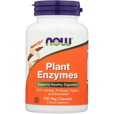 Now Foods Enzymes Végétaux 120 Capsules - Soutien Digestif - Publicité Now Foods Enzymes Végétaux 120 Capsules - Soutien Digestif - Publicité