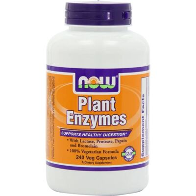 Now Foods Enzymes Végétaux - 240 Capsules - Publicité Now Foods Enzymes Végétaux - 240 Capsules - Publicité
