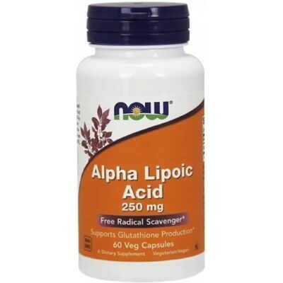 Now Foods Acido Alfa Lipoico 250 mg - Capsule Vegetariane Now Foods Acido Alfa Lipoico 250 mg - Capsule Vegetariane