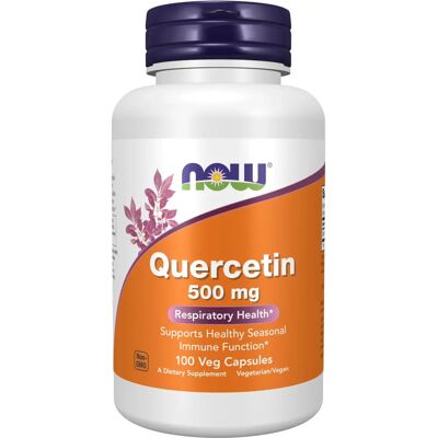 Now Foods Quercetin 500 Mg Vegetarmat Dietary Supplement - Luftveierhelse Now Foods Quercetin 500 Mg Vegetarmat Dietary Supplement - Luftveierhelse