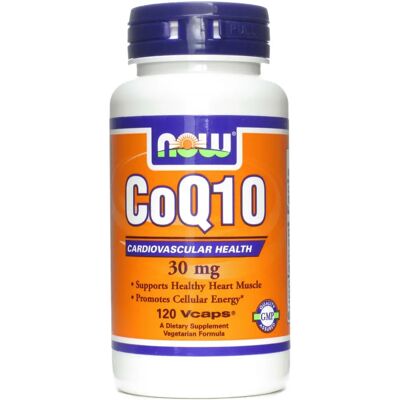 Now Foods CoQ10 30 mg - Santé Cardiaque - Végétalien - Publicité Now Foods CoQ10 30 mg - Santé Cardiaque - Végétalien - Publicité
