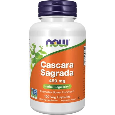 Now Foods Cascara Sagrada - 450 MG - Soutien Digestif - Publicité Now Foods Cascara Sagrada - 450 MG - Soutien Digestif - Publicité
