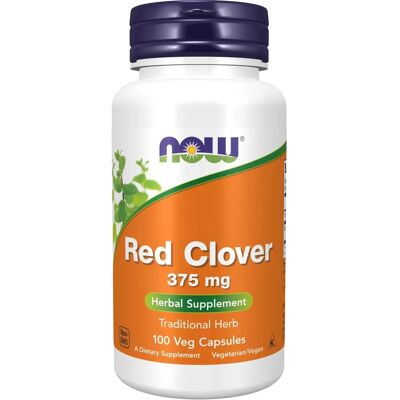 NOW Foods Trébol Rojo 375 mg - Suplemento dietético NOW Foods Trébol Rojo 375 mg - Suplemento dietético