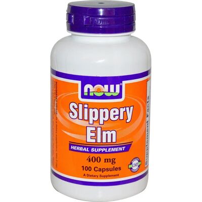Now Foods Slippery Elm 400mg capsule vegetali (100 pz) Now Foods Slippery Elm 400mg capsule vegetali (100 pz)