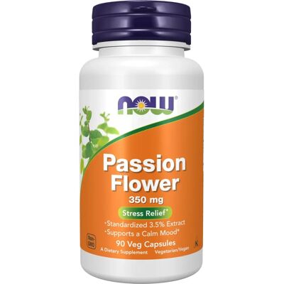 NOW FOODS Passióvirág kivonat 350 mg - 90 kapszula NOW FOODS Passióvirág kivonat 350 mg - 90 kapszula