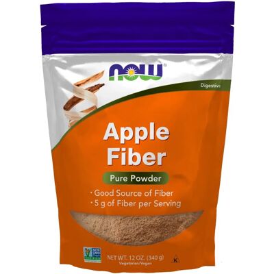 Now Foods Apfelfaser - 340g Ballaststoffpulver - Naturbelassen, Vegan, GVO-frei Now Foods Apfelfaser - 340g Ballaststoffpulver - Naturbelassen, Vegan, GVO-frei